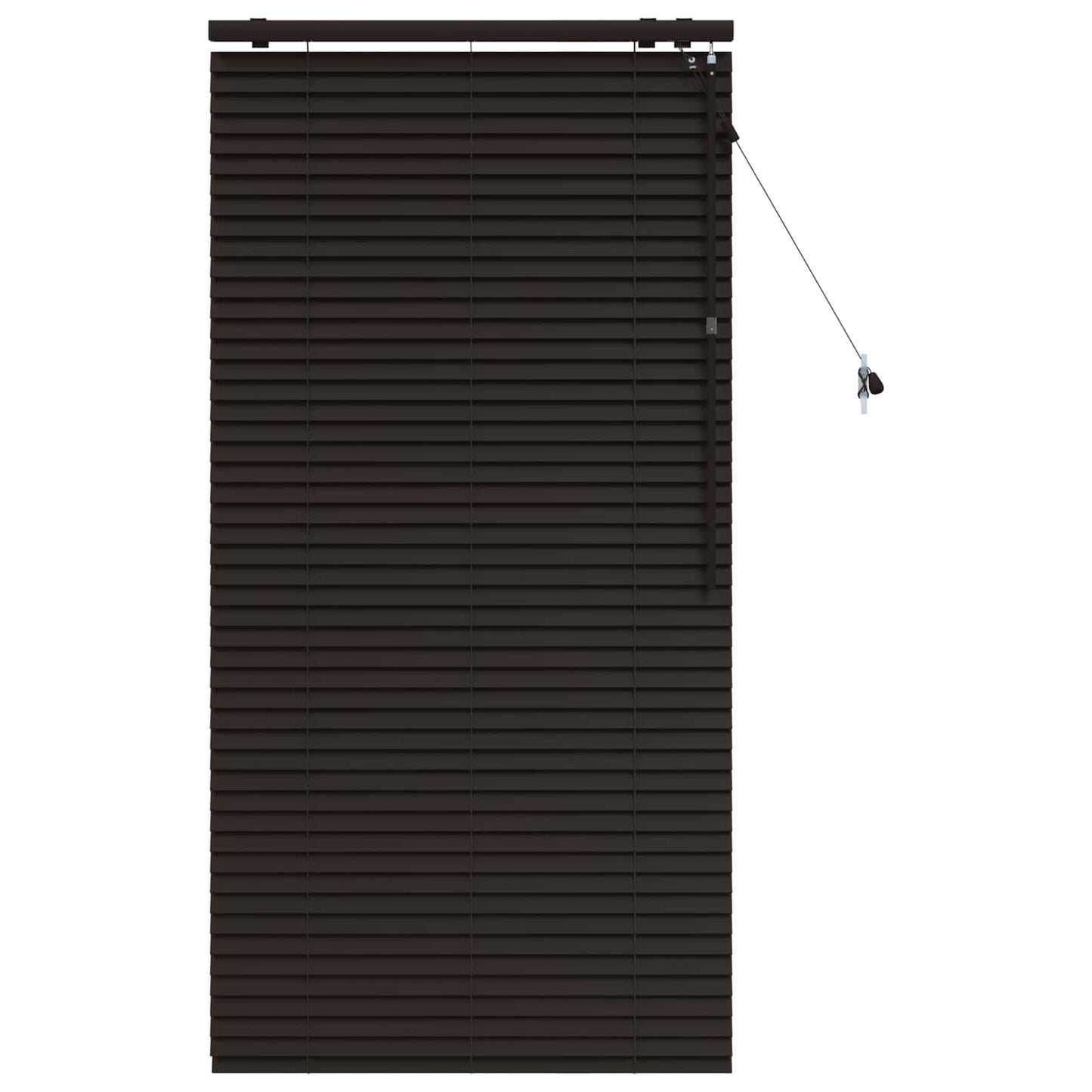 Venetian Blind Dark Brown 75 x 160 cm 35 mm