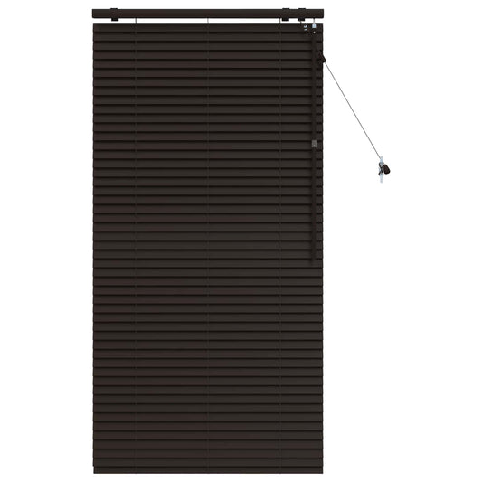 Venetian Blind Dark Brown 75 x 160 cm 35 mm