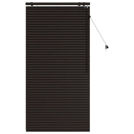 Venetian Blind Dark Brown 95 x 160 cm 35 mm