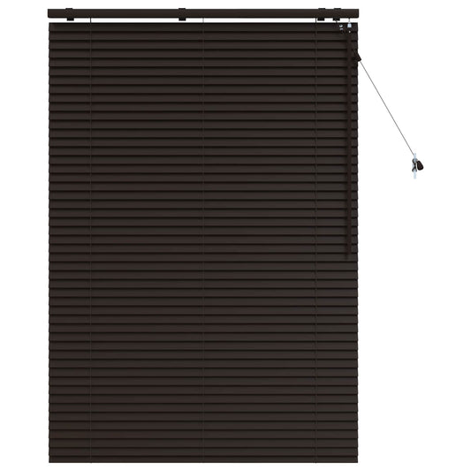 Venetian Blind Dark Brown 105 x 160 cm 35 mm