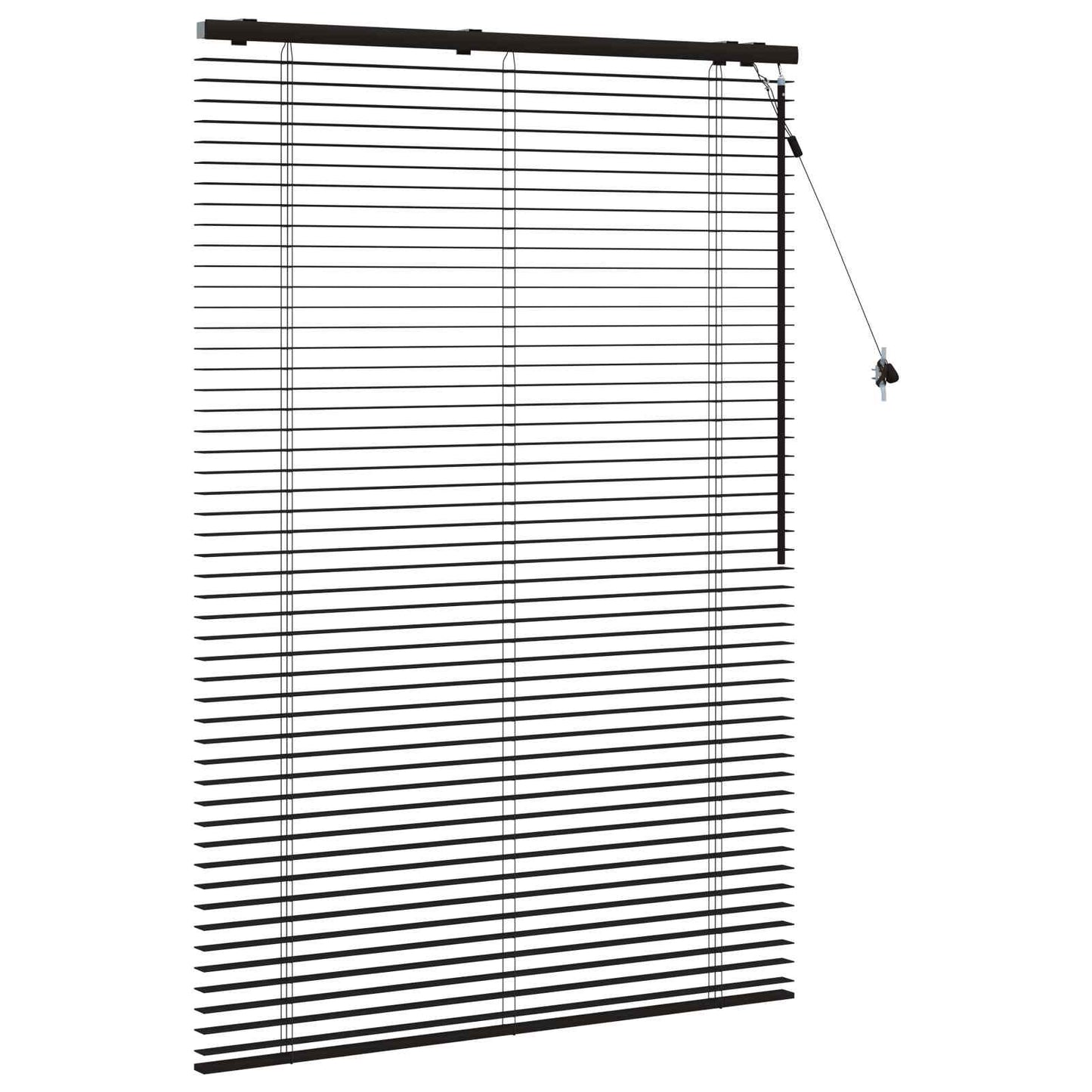 Venetian Blind Dark Brown 120 x 160 cm 35 mm
