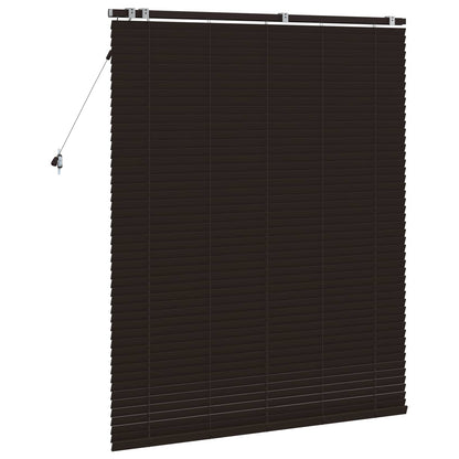 Venetian Blind Dark Brown 135 x 160 cm 35 mm