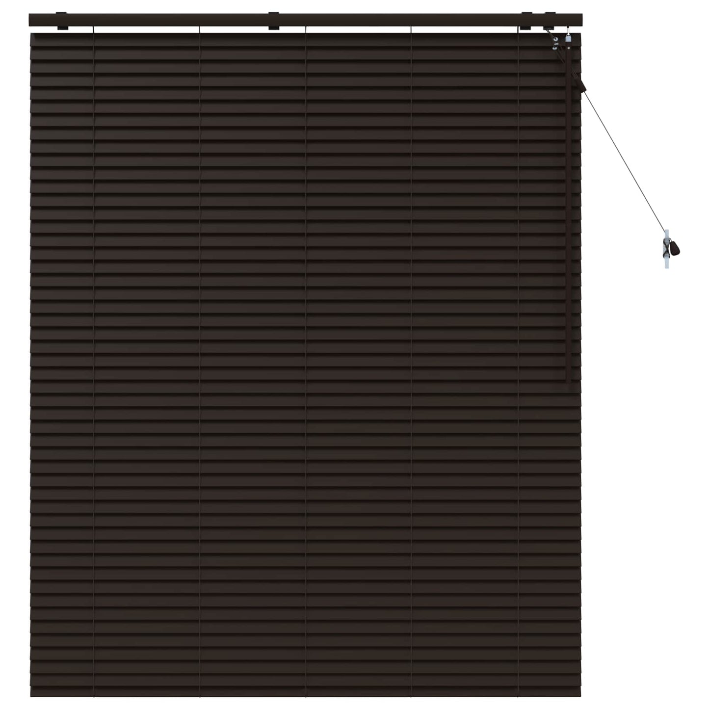 Venetian Blind Dark Brown 135 x 160 cm 35 mm