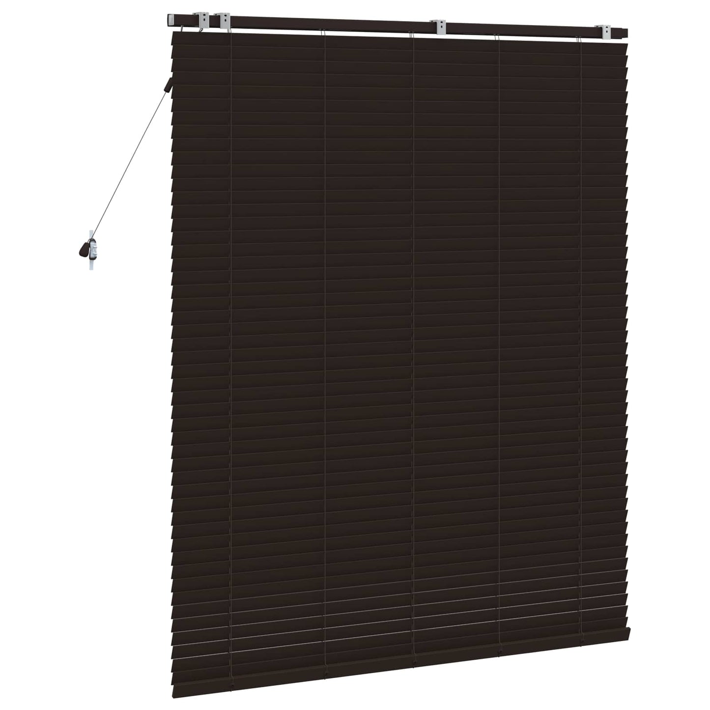 Venetian Blind Dark Brown 140 x 160 cm 35 mm