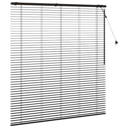 Venetian Blind Dark Brown 145 x 160 cm 35 mm