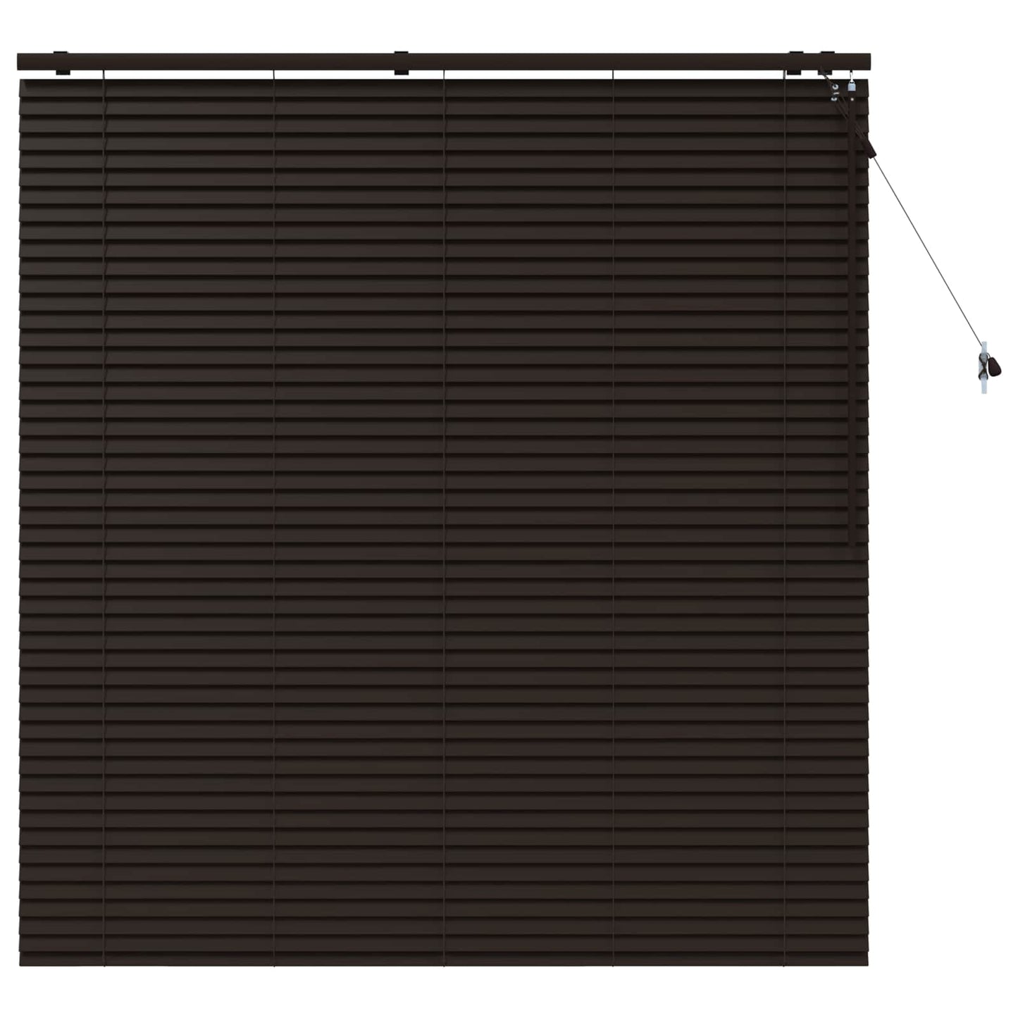Venetian Blind Dark Brown 145 x 160 cm 35 mm