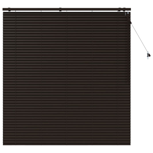 Venetian Blind Dark Brown 155 x 160 cm 35 mm