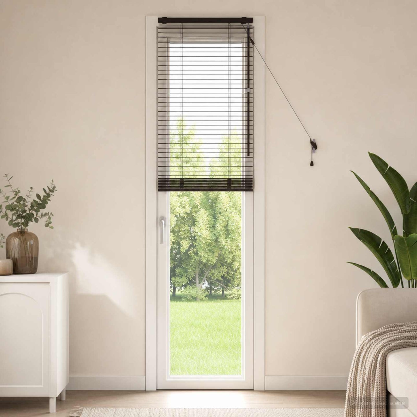 Venetian Blind Dark Brown 40 x 250 cm 35 mm