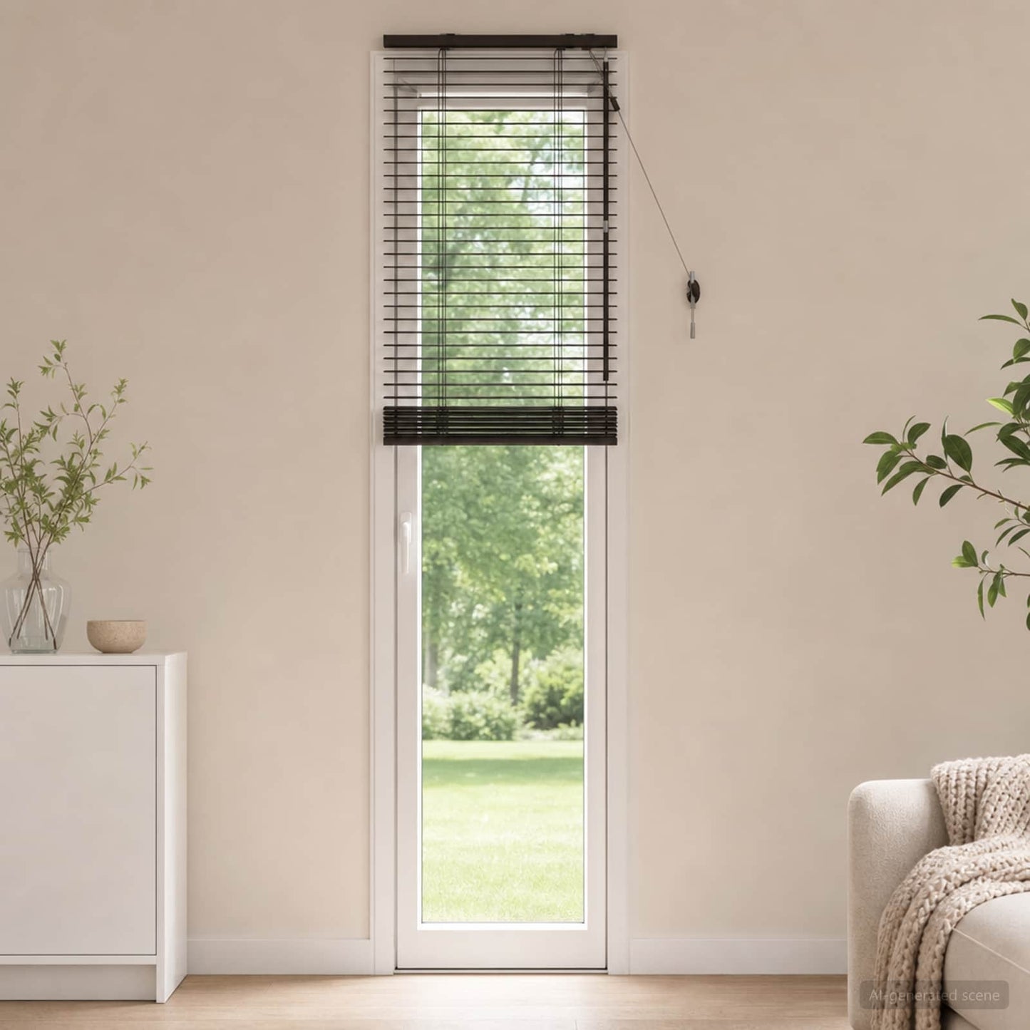 Venetian Blind Dark Brown 55 x 250 cm 35 mm