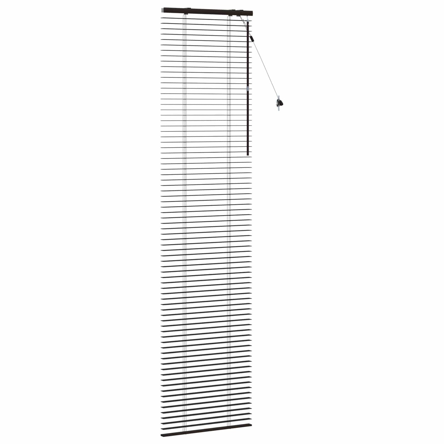 Venetian Blind Dark Brown 60 x 250 cm 35 mm