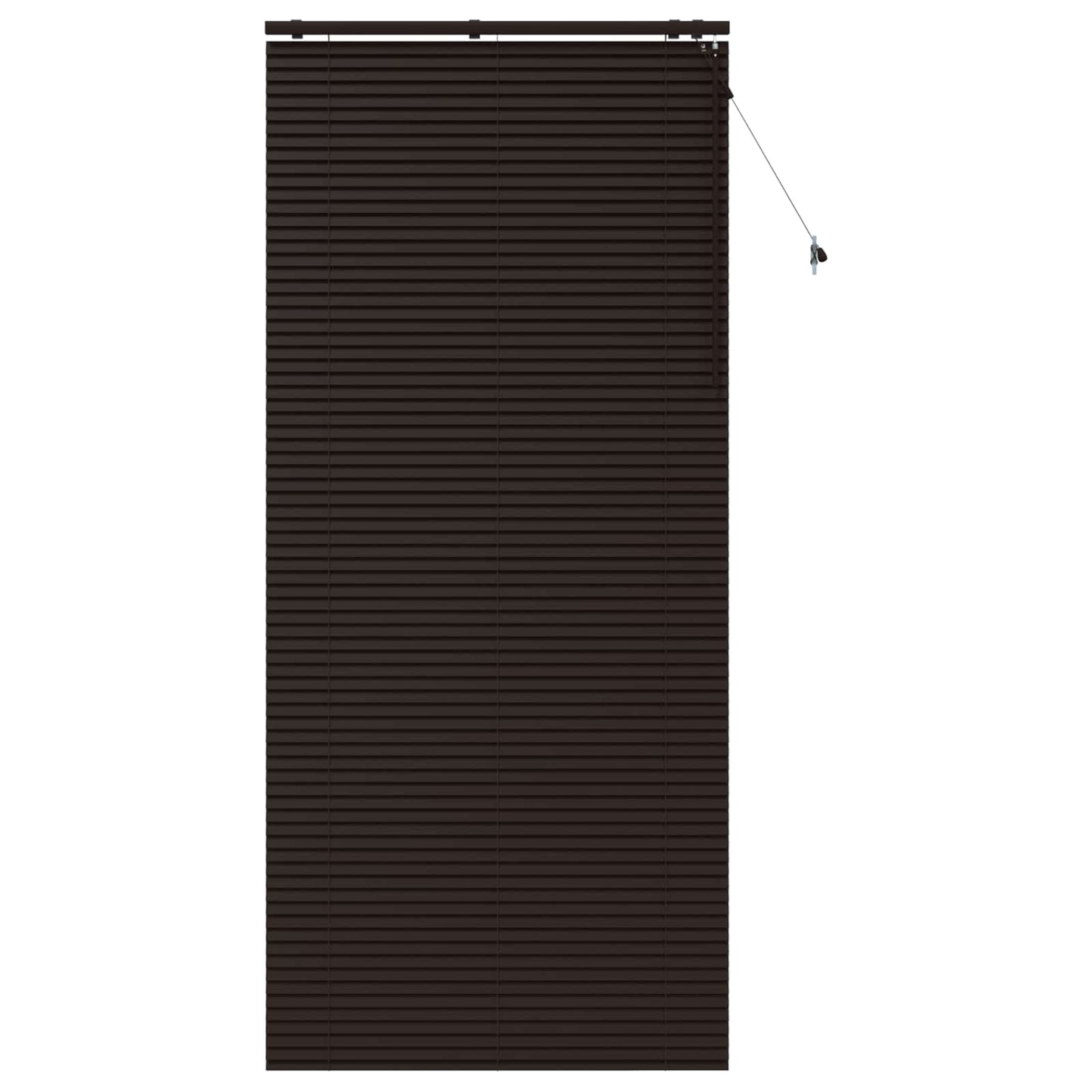 Venetian Blind Dark Brown 110 x 250 cm 35 mm