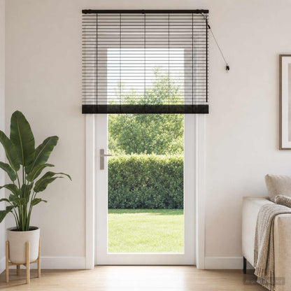 Venetian Blind Dark Brown 130 x 250 cm 35 mm