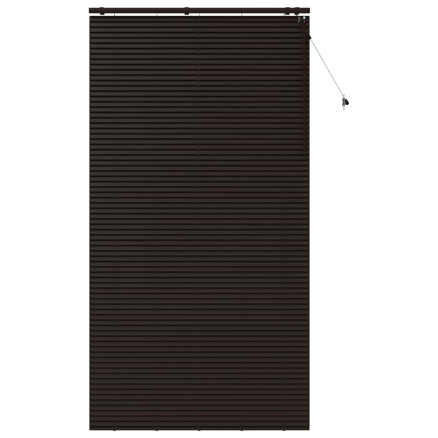 Venetian Blind Dark Brown 125 x 250 cm 35 mm