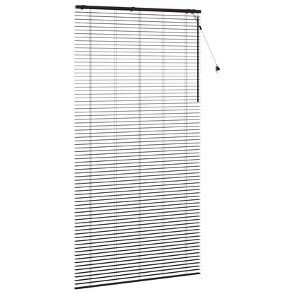 Venetian Blind Dark Brown 130 x 250 cm 35 mm