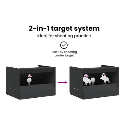 Bullet Trap Box Black 29 x 22 x 20 cm Steel