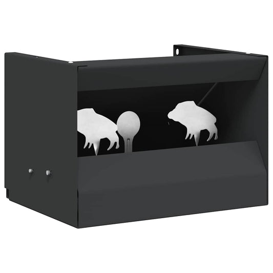 Bullet Trap Box Black 29 x 22 x 20 cm Steel