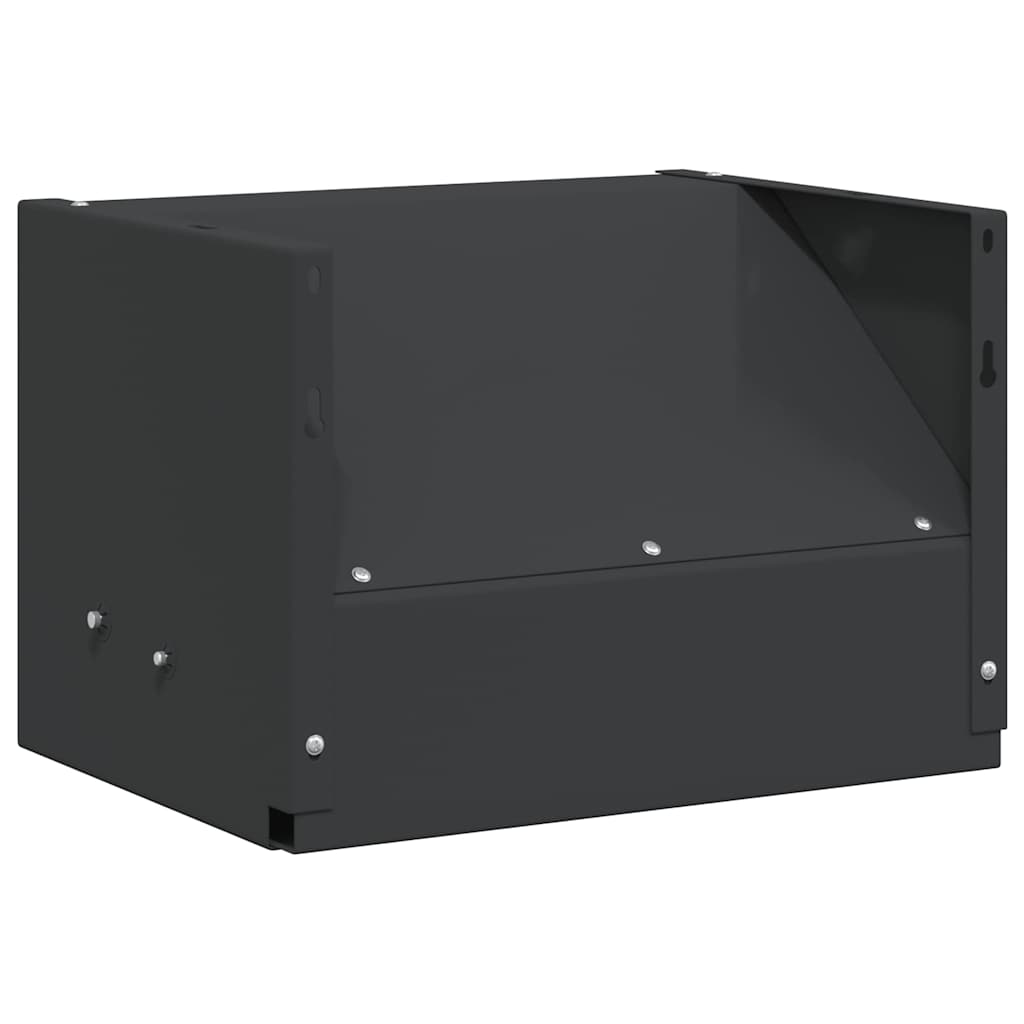 Bullet Trap Box Black 29 x 22 x 20 cm Steel