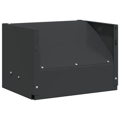 Bullet Trap Box Black 29 x 22 x 20 cm Steel