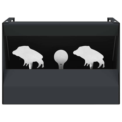 Bullet Trap Box Black 29 x 22 x 20 cm Steel