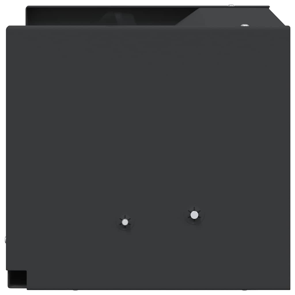 Bullet Trap Box Black 29 x 22 x 20 cm Steel