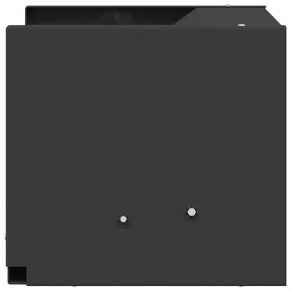 Bullet Trap Box Black 29 x 22 x 20 cm Steel