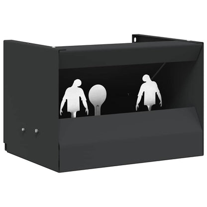 Bullet Trap Box Black 29 x 22 x 20 cm Steel