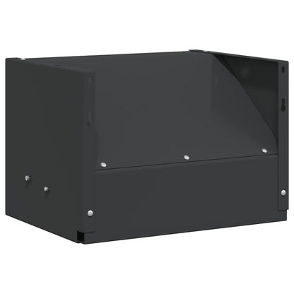Bullet Trap Box Black 29 x 22 x 20 cm Steel