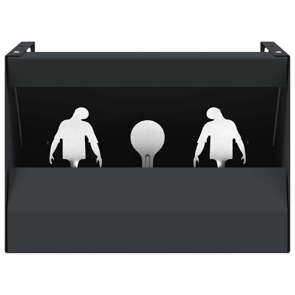Bullet Trap Box Black 29 x 22 x 20 cm Steel