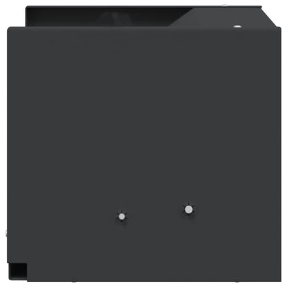 Bullet Trap Box Black 29 x 22 x 20 cm Steel