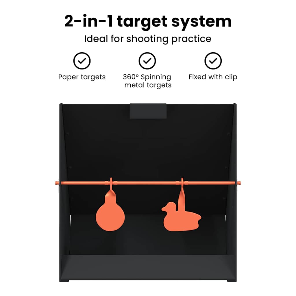 Pellet Trap Black 31 x 23 x 31.5 cm Steel