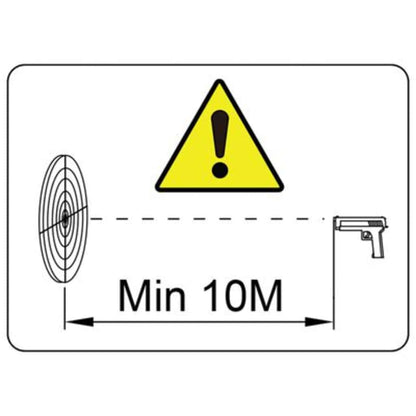 Resetting Target Black 40 x 34 x 53 cm Steel