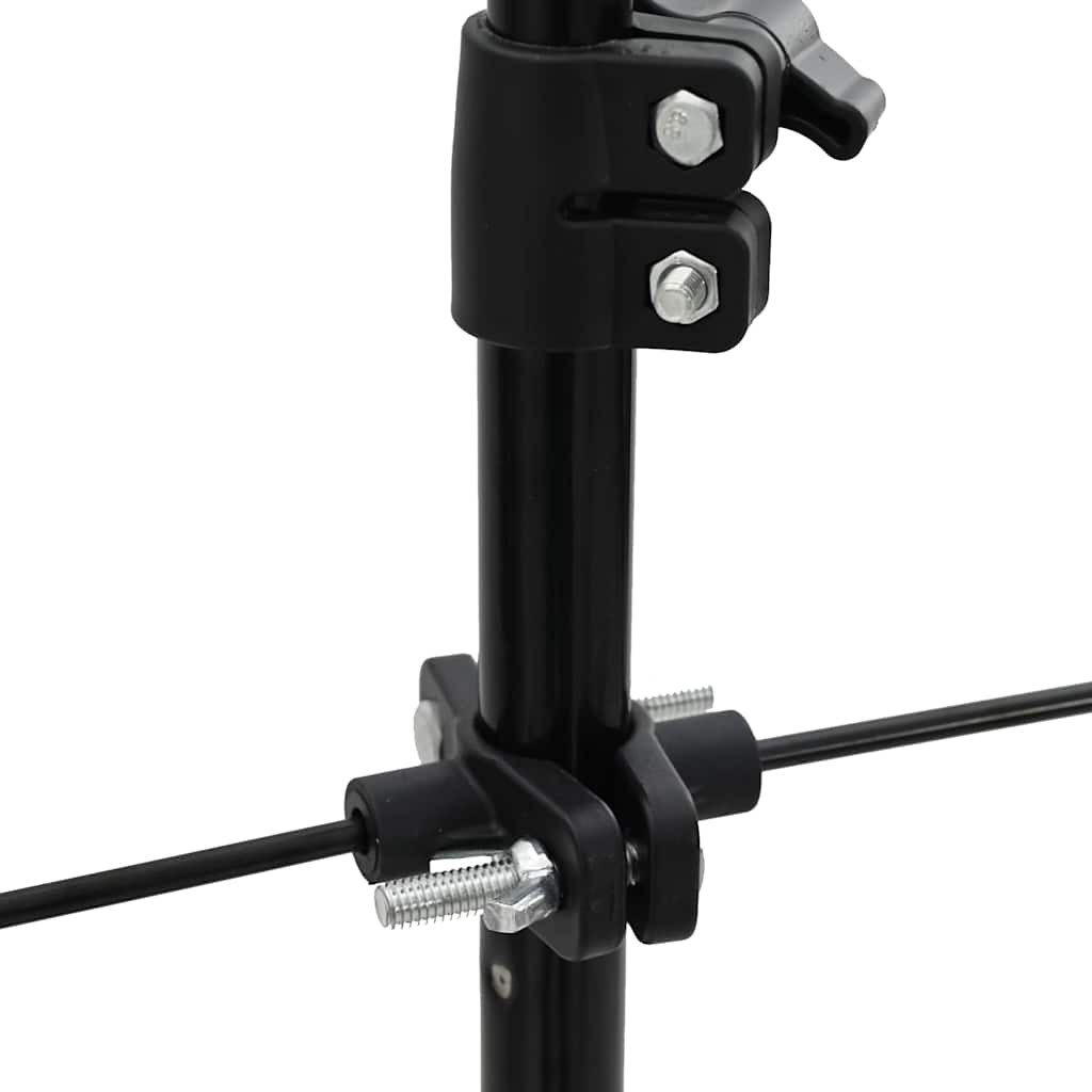 Target Stand Folding Black and White 82.5 x 51 x 150 cm Metal