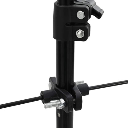 Target Stand Folding Black and White 82.5 x 51 x 150 cm Metal