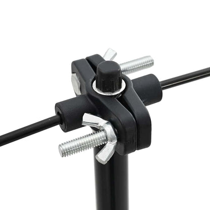 Target Stand Folding Black and White 82.5 x 51 x 150 cm Metal