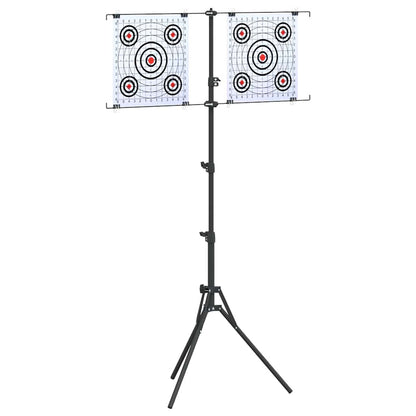 Target Stand Folding Black and White 82.5 x 51 x 150 cm Metal