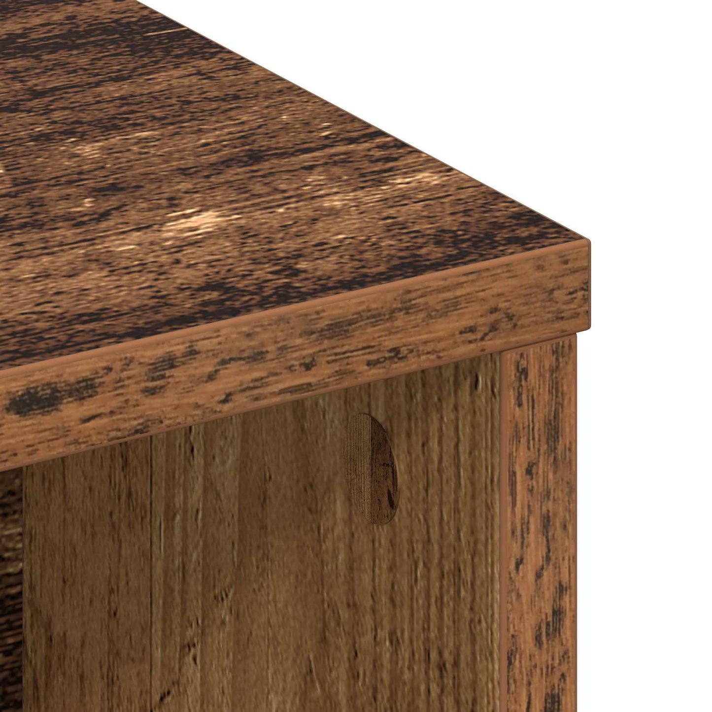 Headboard Cabinet Old Wood 100 x 19 x 103.5 cm Engineered Wood