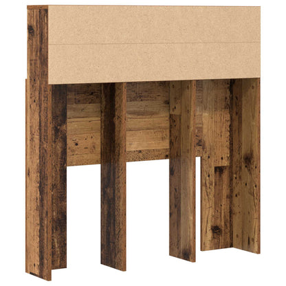 Headboard Cabinet Old Wood 100 x 19 x 103.5 cm Engineered Wood