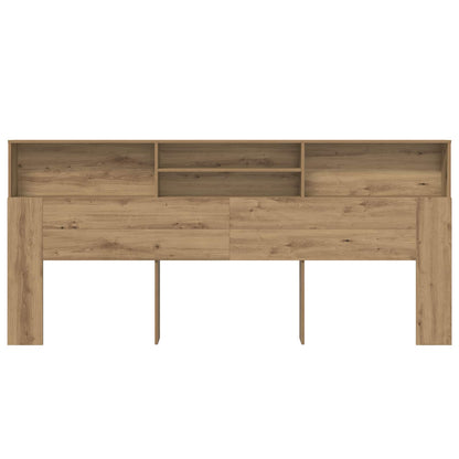 Headboard Cabinet Artisan Oak Engineered Wood