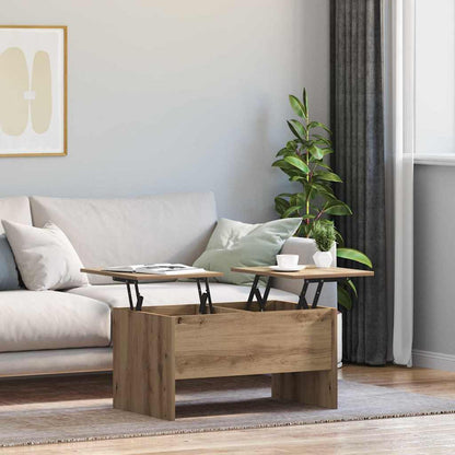 Coffee Table Artisan Oak 102 x 50.5 x 46.5 cm Engineered Wood
