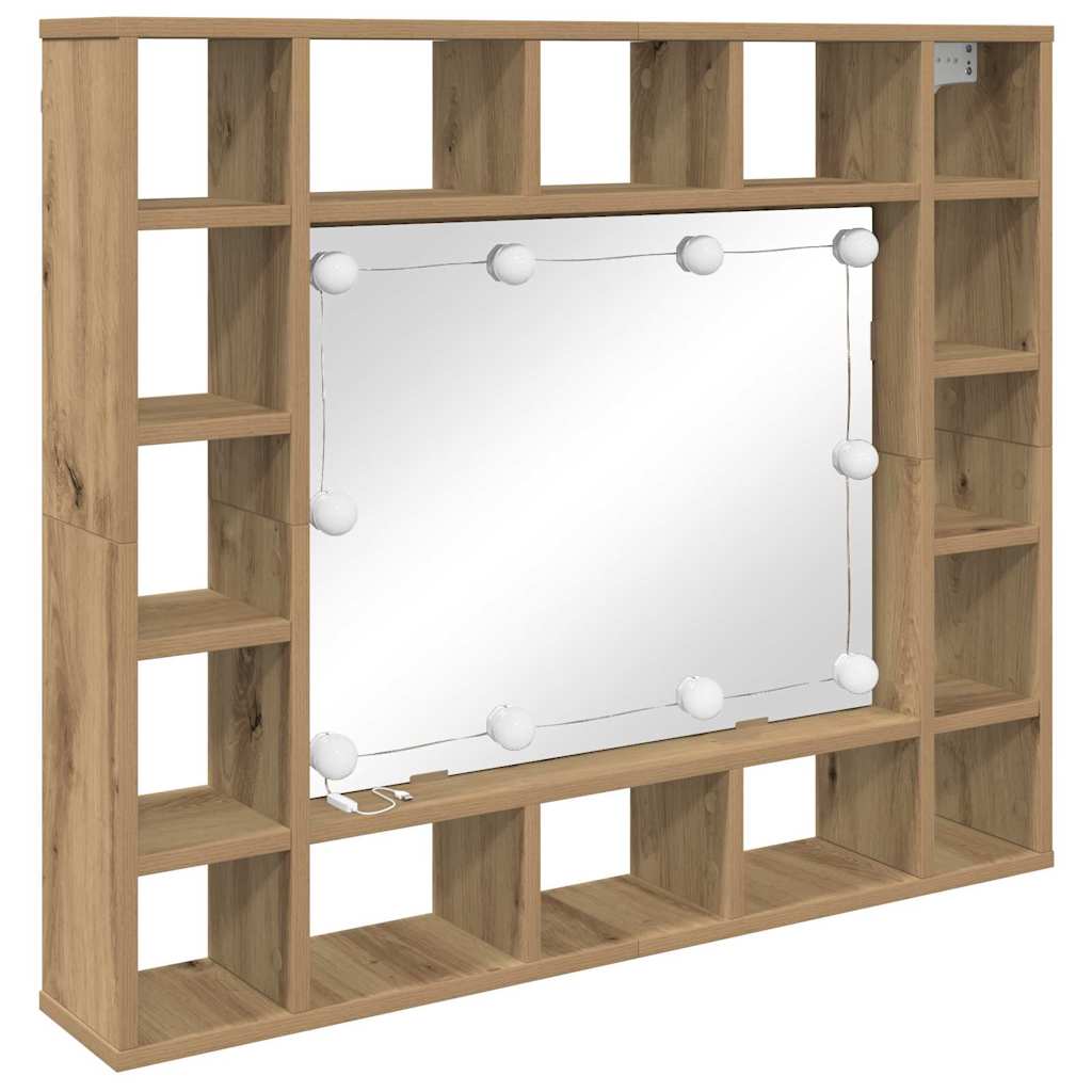 Mirror Cabinet Artisan Oak 91 x 15 x 76.5 cm Engineered Wood