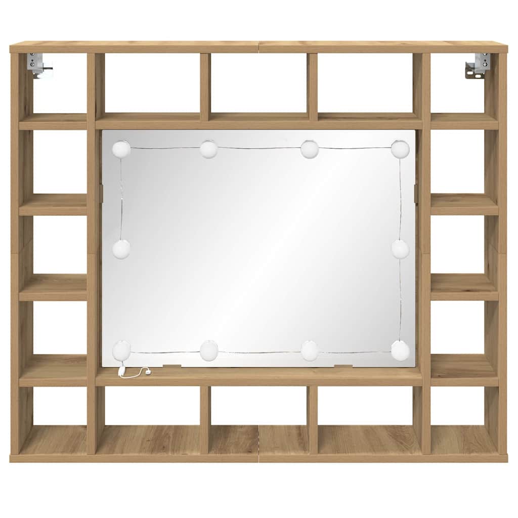 Mirror Cabinet Artisan Oak 91 x 15 x 76.5 cm Engineered Wood