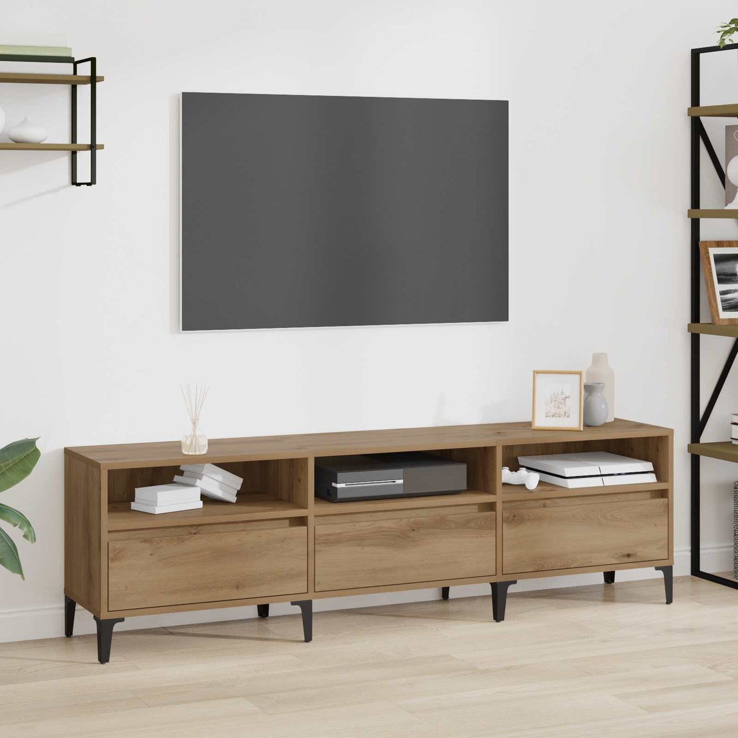 TV Cabinet 150 x 30 x 45 cm Artisan Oak