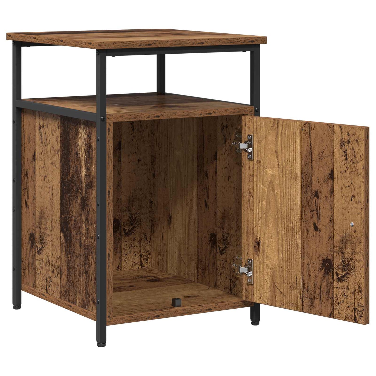 Bedside Cabinet with Drawer Old wood Engineered Wood