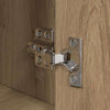 Bedside Cabinet Artisan oak Engineered Wood