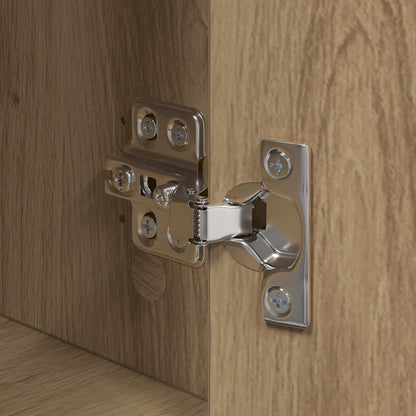 Bedside Cabinet with Drawer Artisan oak Engineered Wood