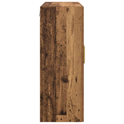 Wall Cabinet Old Wood 69.5 x 34 x 90 cm Engineered Wood