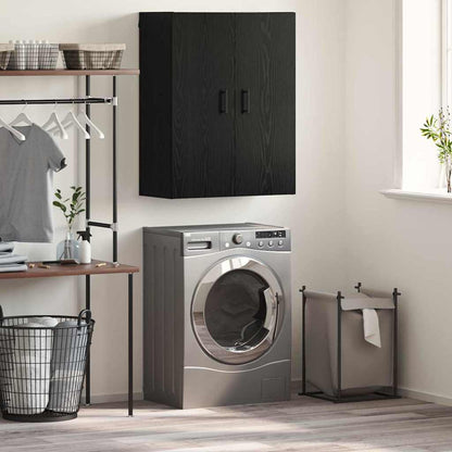 Wall Mounted Cabinet Black oak 69.5 x 34 x 90 cm