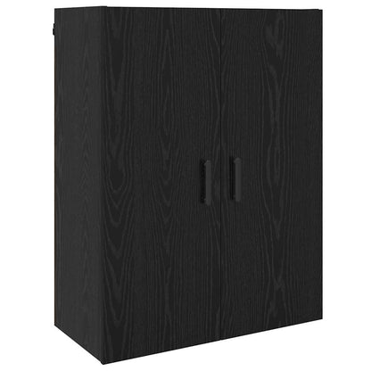 Wall Mounted Cabinet Black oak 69.5 x 34 x 90 cm