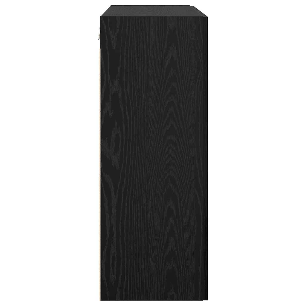 Wall Mounted Cabinet Black oak 69.5 x 34 x 90 cm