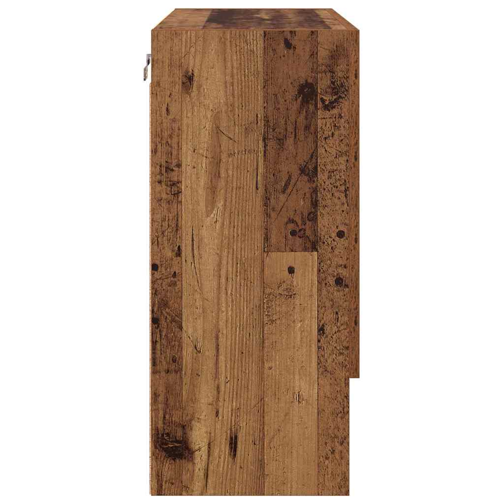 Wall-Mounted Cabinet Old Wood 60 x 31 x 70 cm Engineered Wood